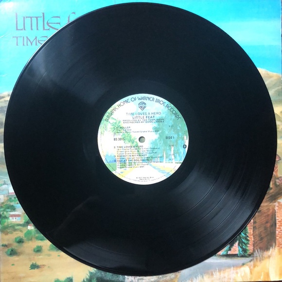 Little Feat Time Loves A Hero Vinyl Lp '77 - Picture 4 of 7